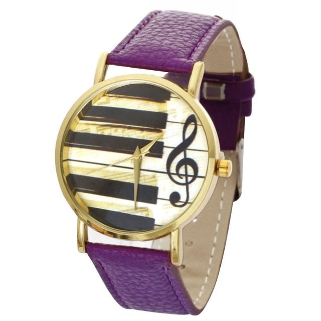 Yellow Piano Watches For Women