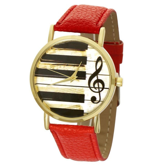 Yellow Piano Watches For Women