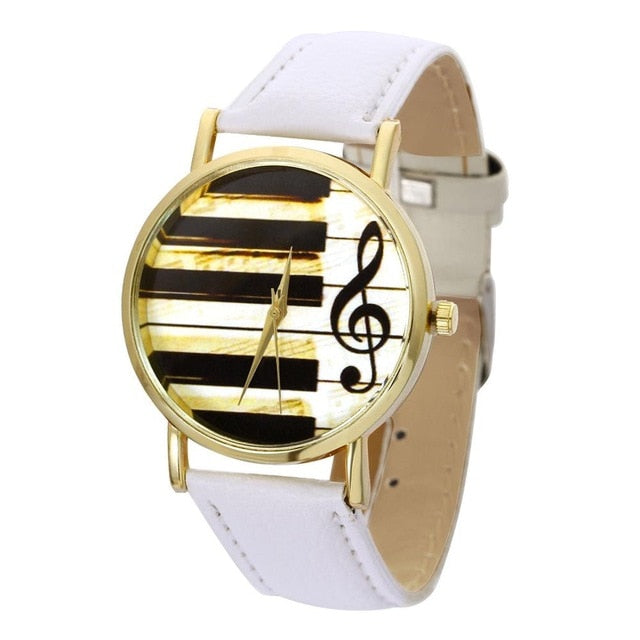 Yellow Piano Watches For Women