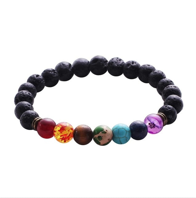 7 Chakra Mixed Stone Balancing Bracelets & Bangles