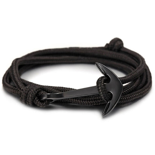 Black Anchor Bracelet & Bangle