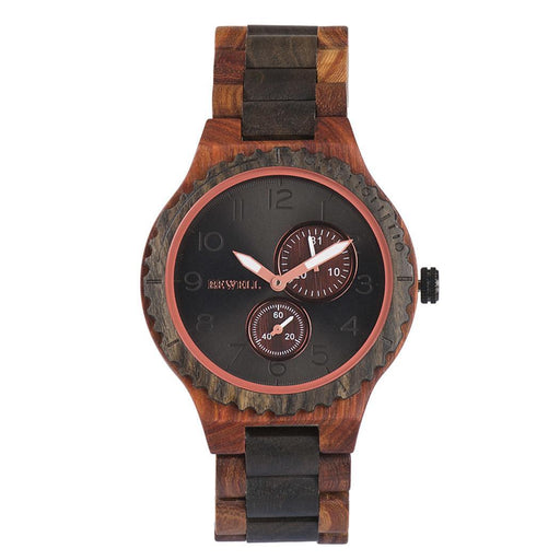 Wood Band Round Watches For Men