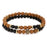 Hyhoney 2pcs Natural Stone Bracelet & Bangle