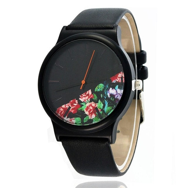 Women Fashion Matte Black Watches