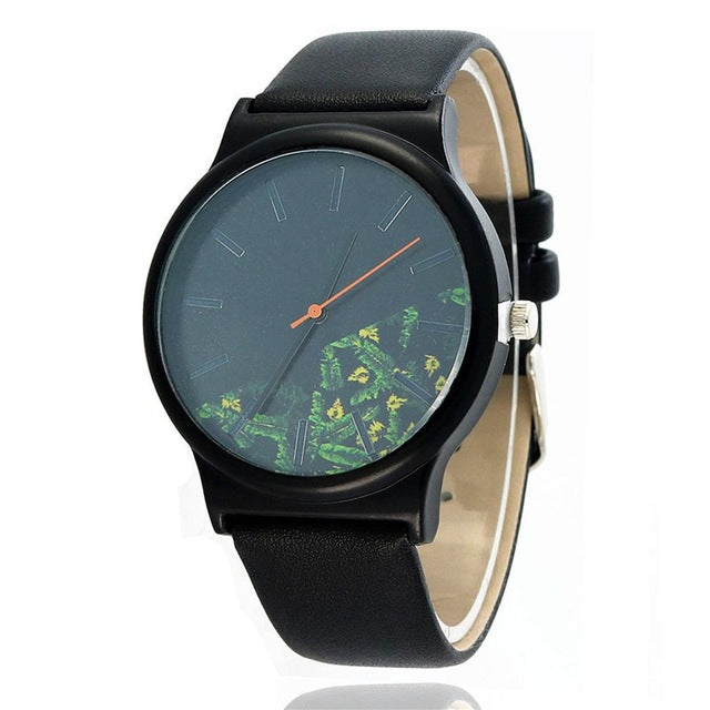 Women Fashion Matte Black Watches