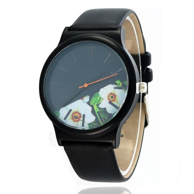 Women Fashion Matte Black Watches