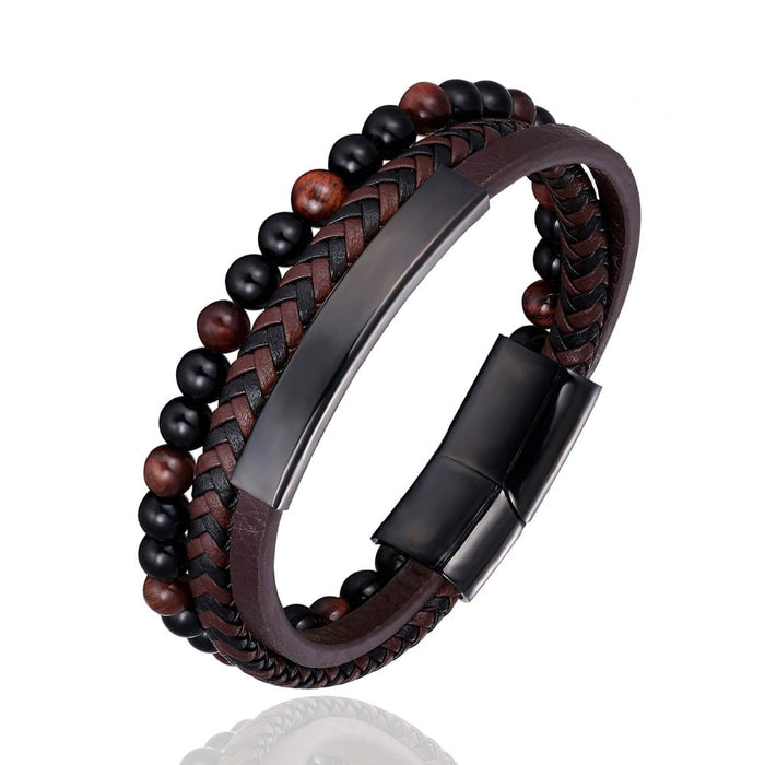 Leather Magnetic Bracelet And Bangle