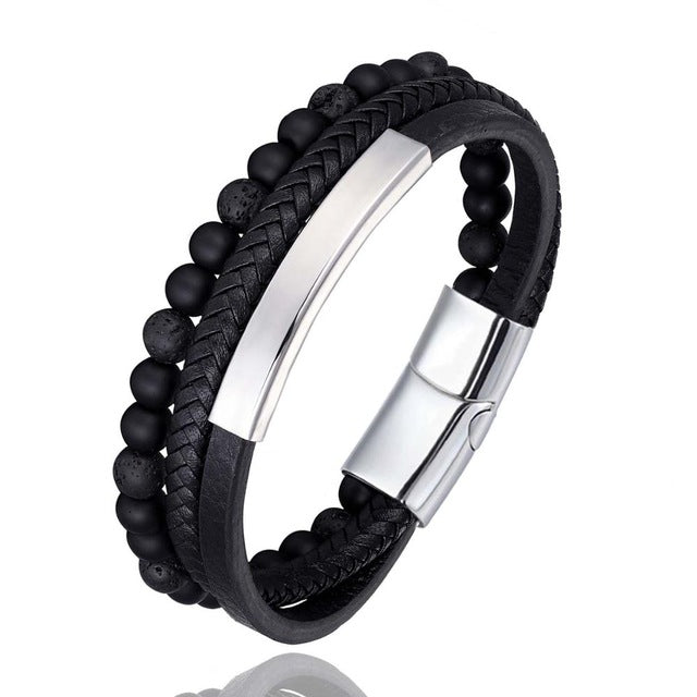 Leather Magnetic Bracelet And Bangle