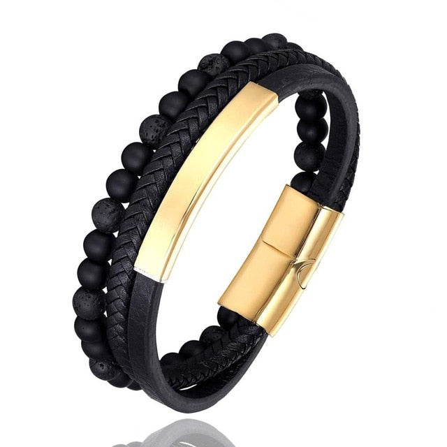 Leather Magnetic Bracelet And Bangle