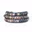 Yglıne 3X Leather Natural Stone Bracelets & Bangles